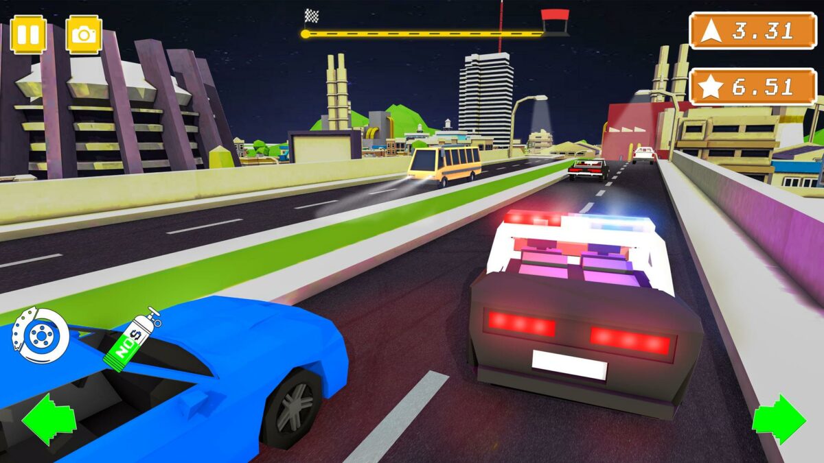 blocky car racer
