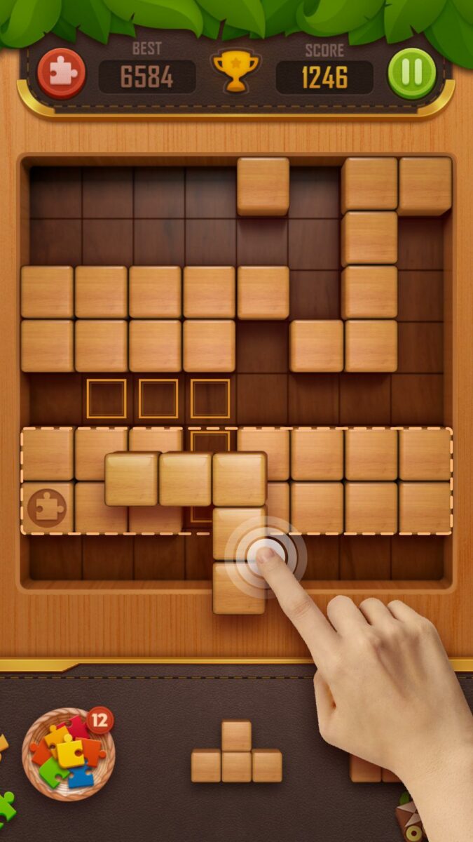 block jigsaw puzzle
