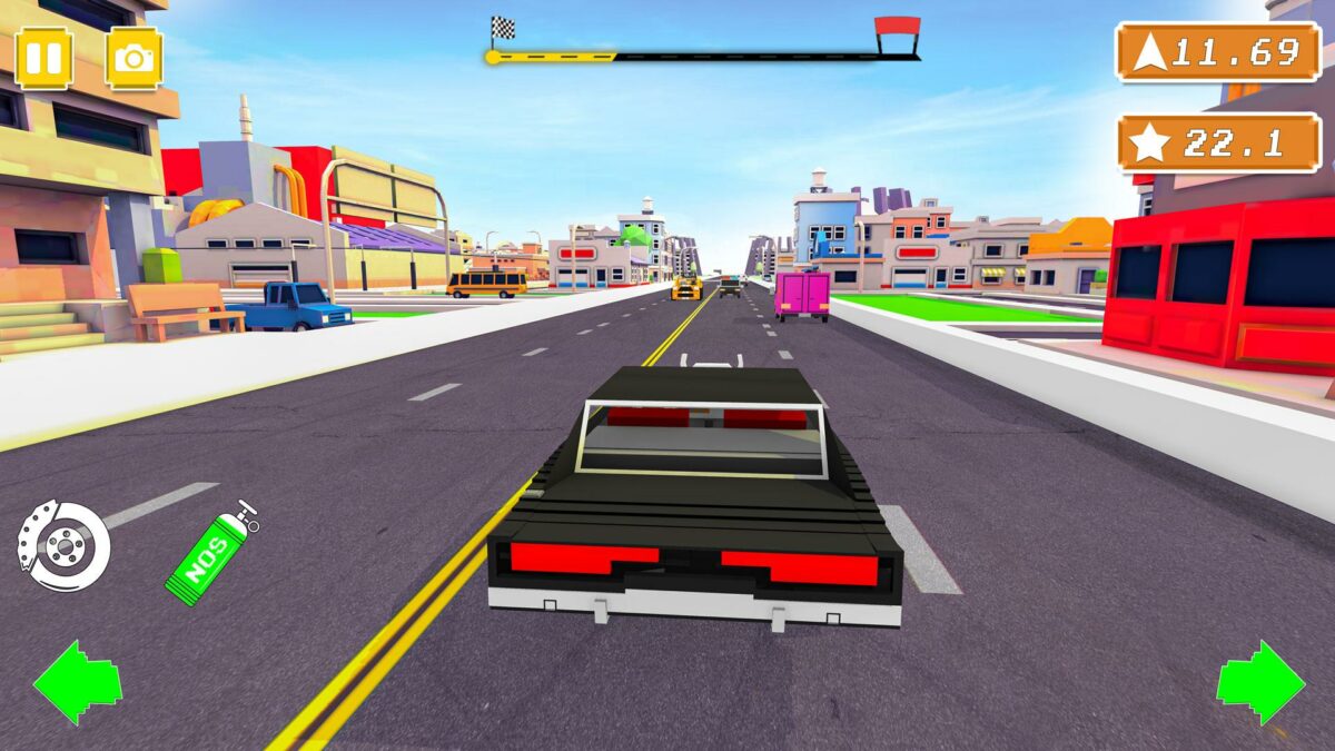 blocky cars racer много денег
